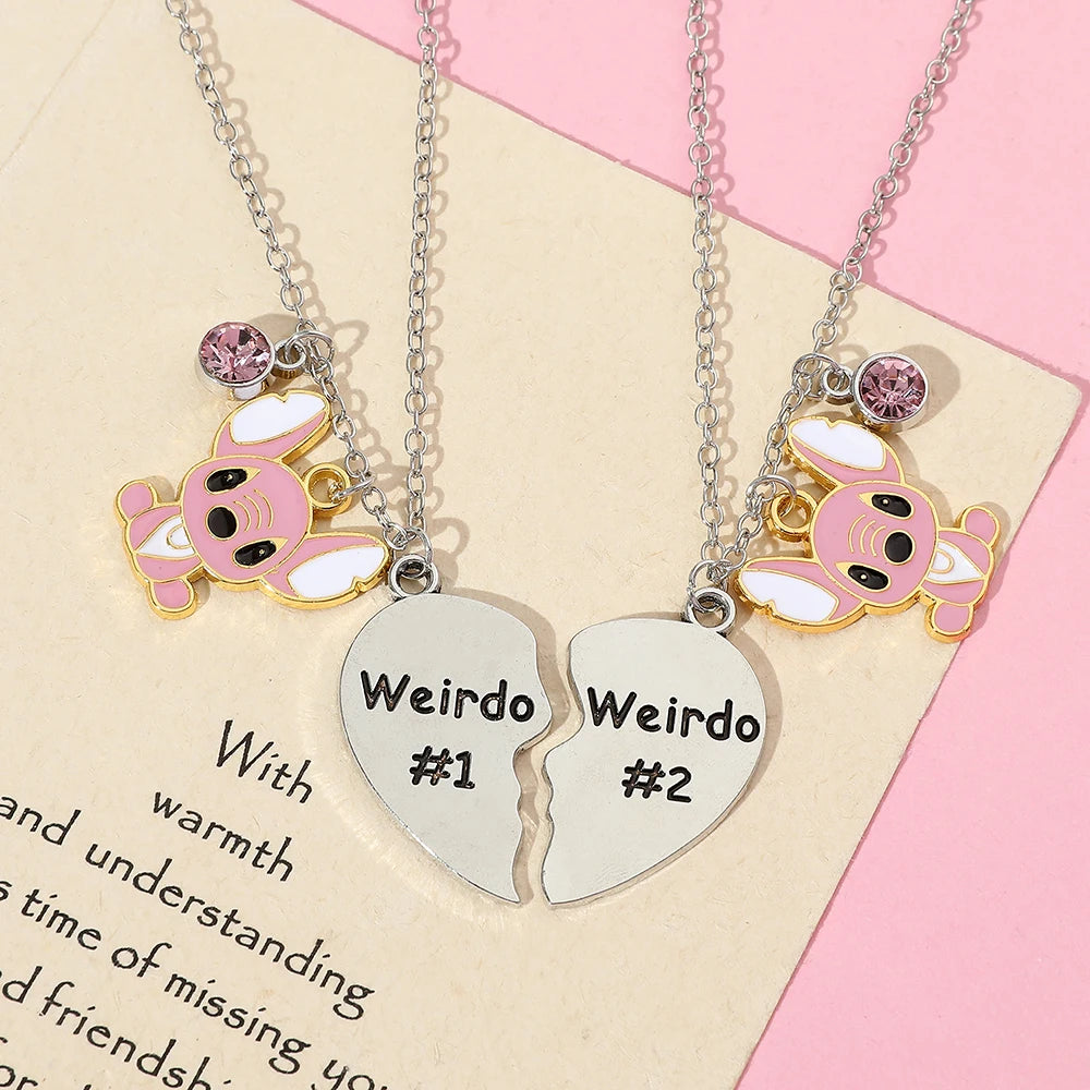 Lilo Weirdo Heart Matching Necklaces - My Store