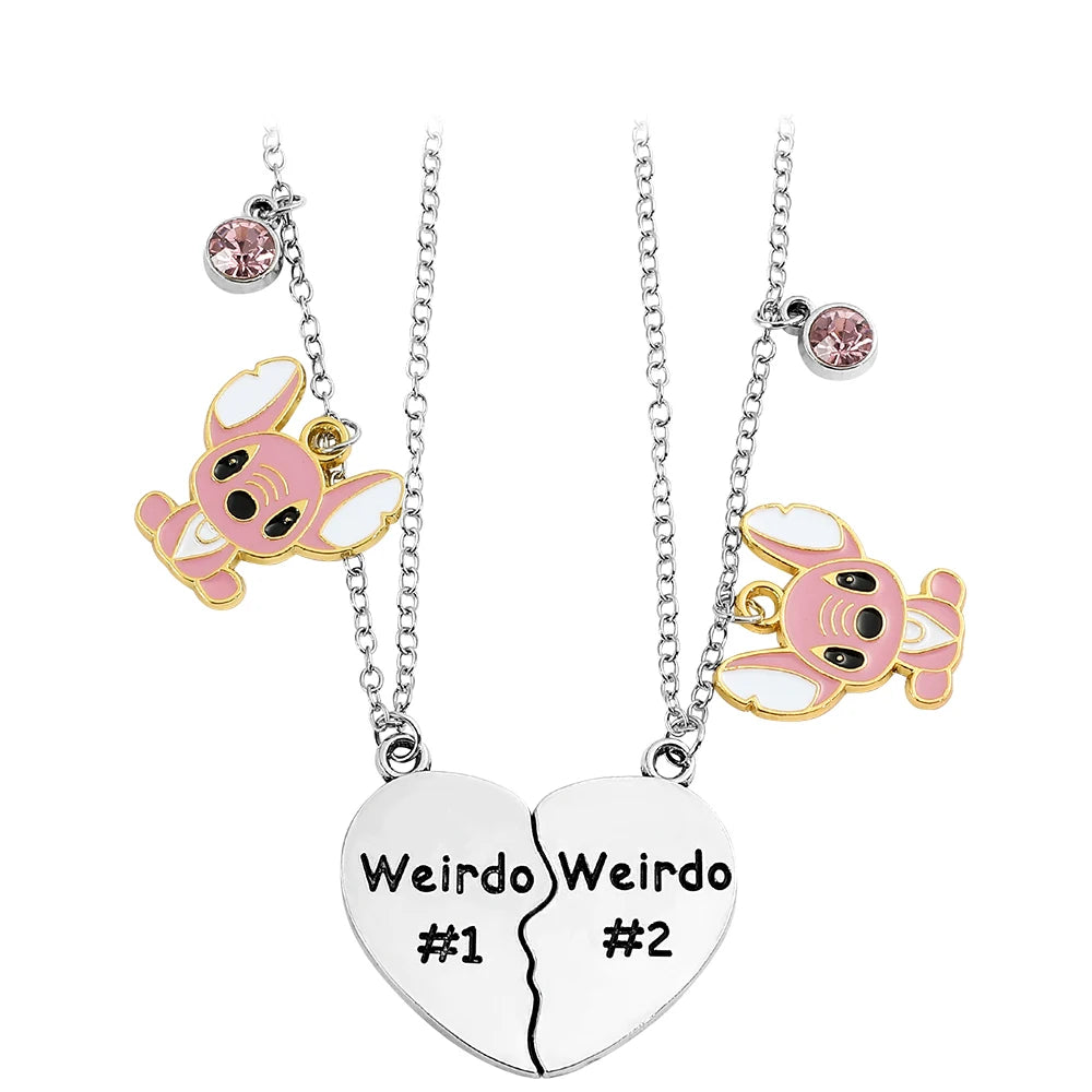 Lilo Weirdo Heart Matching Necklaces - My Store