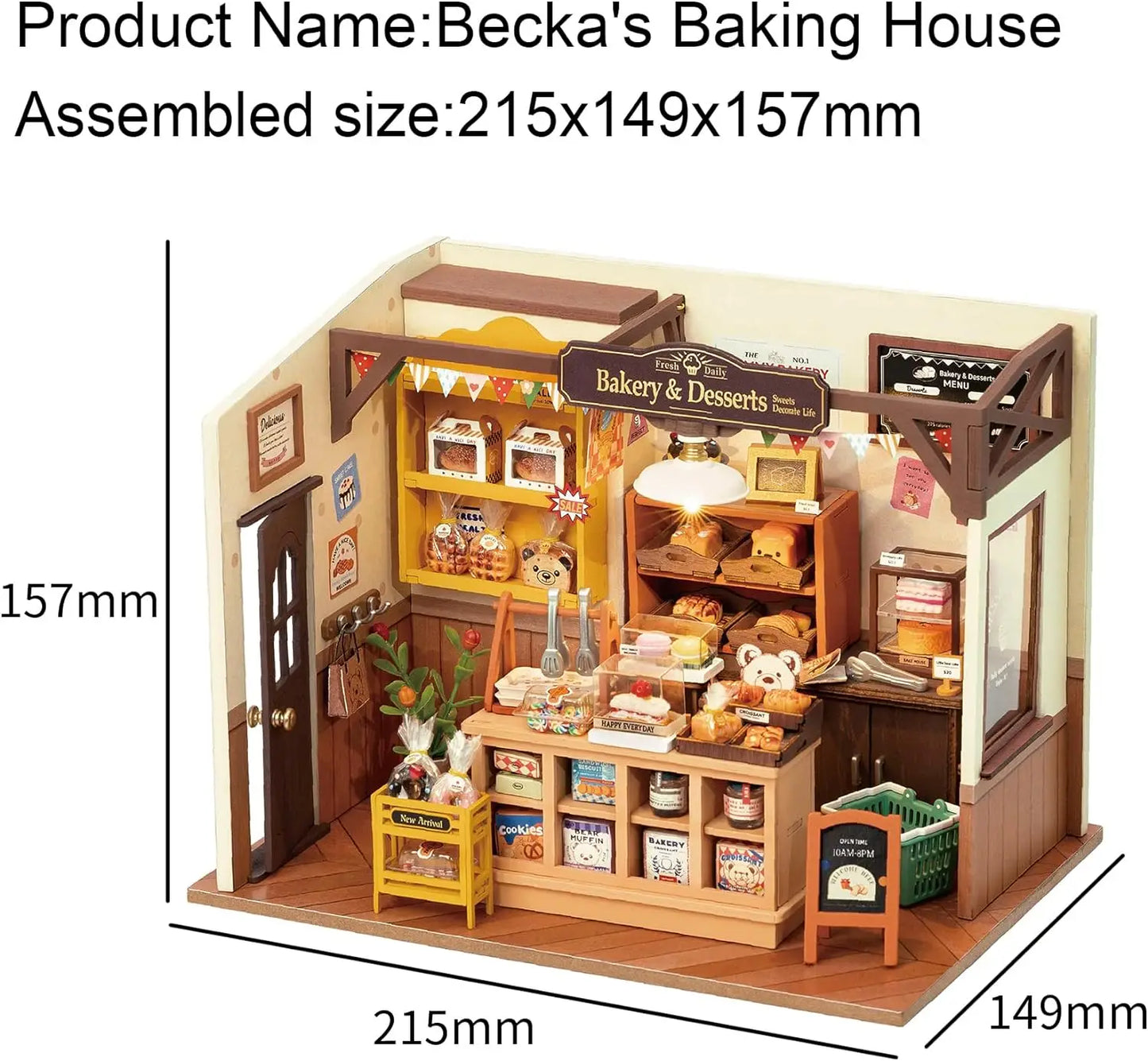 Mini Bake Shop Doll House Build - My Store