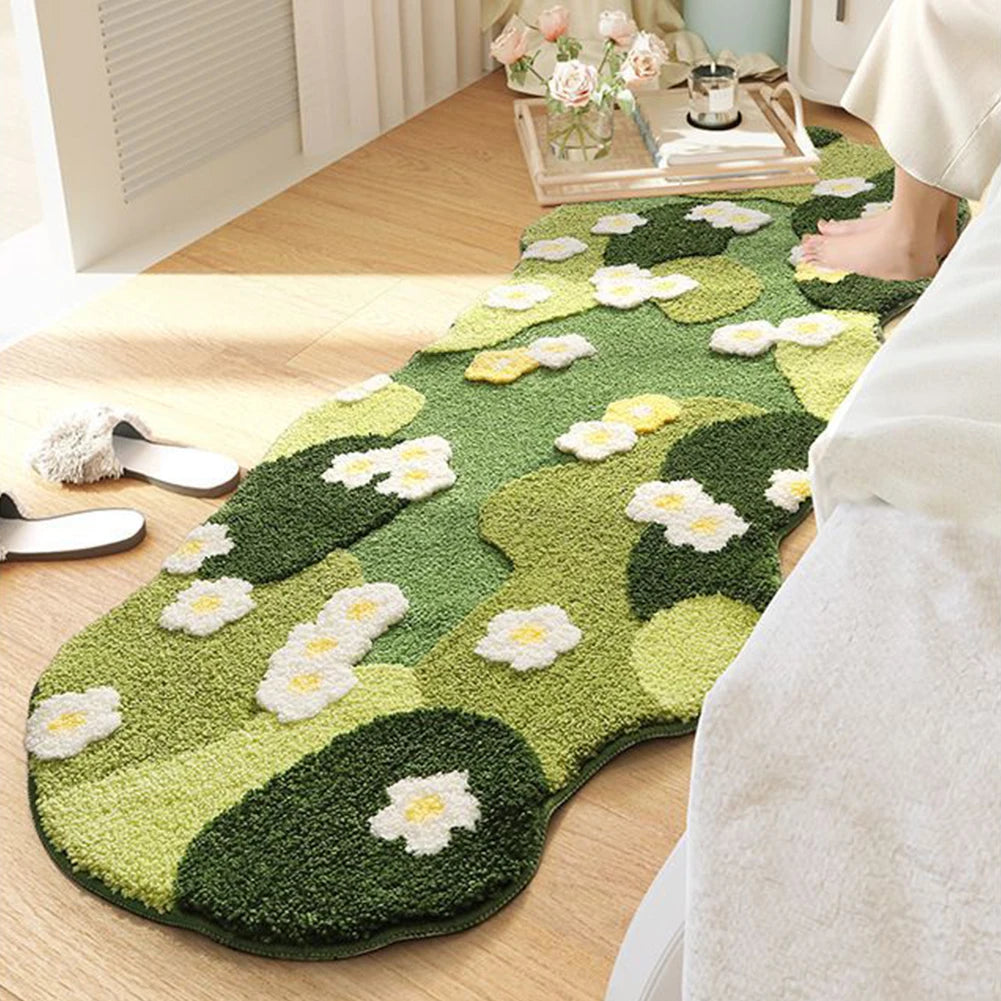 Fluffy Green Forest Moss Rug - My Store