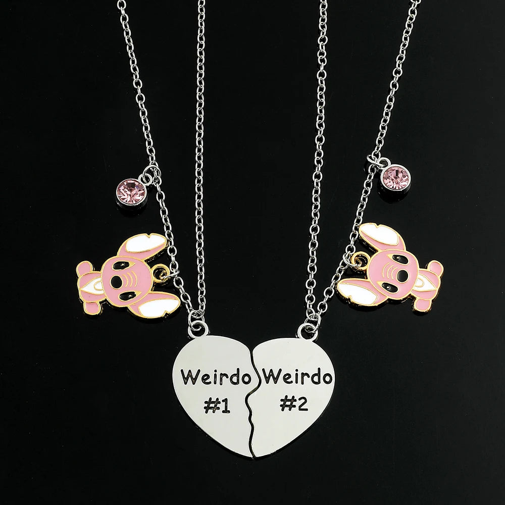 Lilo Weirdo Heart Matching Necklaces - My Store