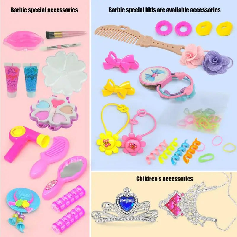 Girls Hairdressing Doll Makeup Accessory Kit - My Store