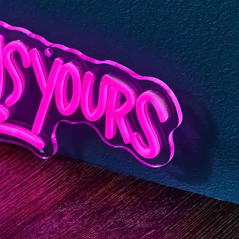 The World Is Yours Neon LED Sign - My Store