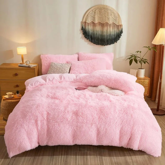 Plush Bedding Set (3 Sets with Pillowcase) - My Store