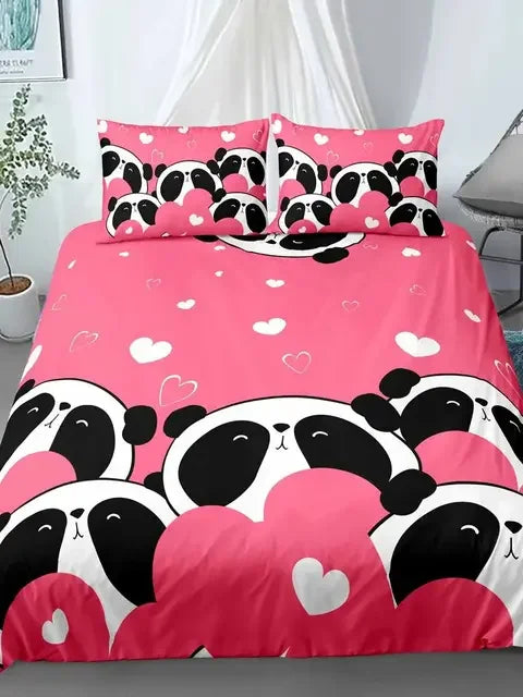 Cute Panda Bedding Set - My Store