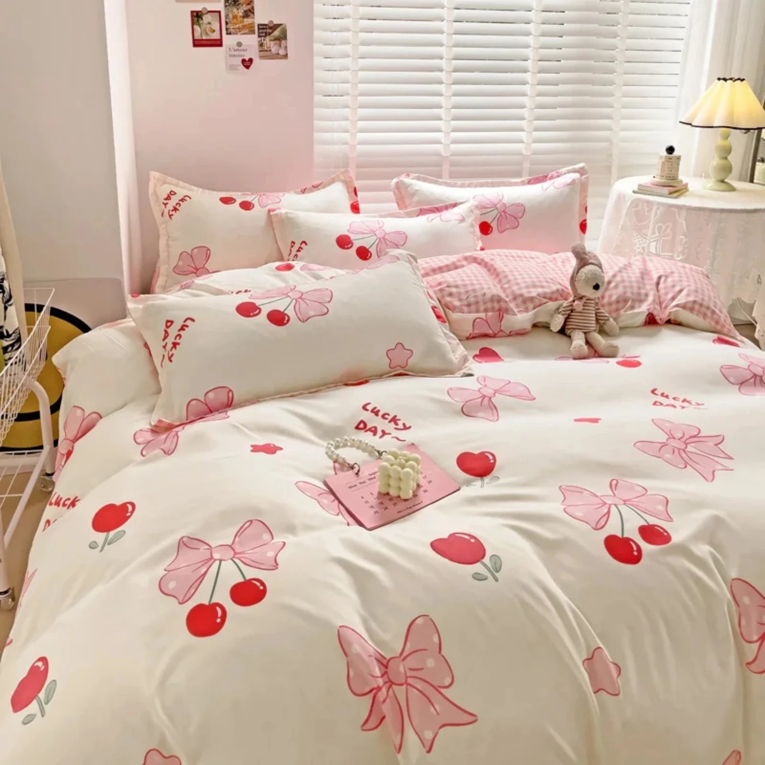 Pink Bow Princess Style Bedding Set - My Store