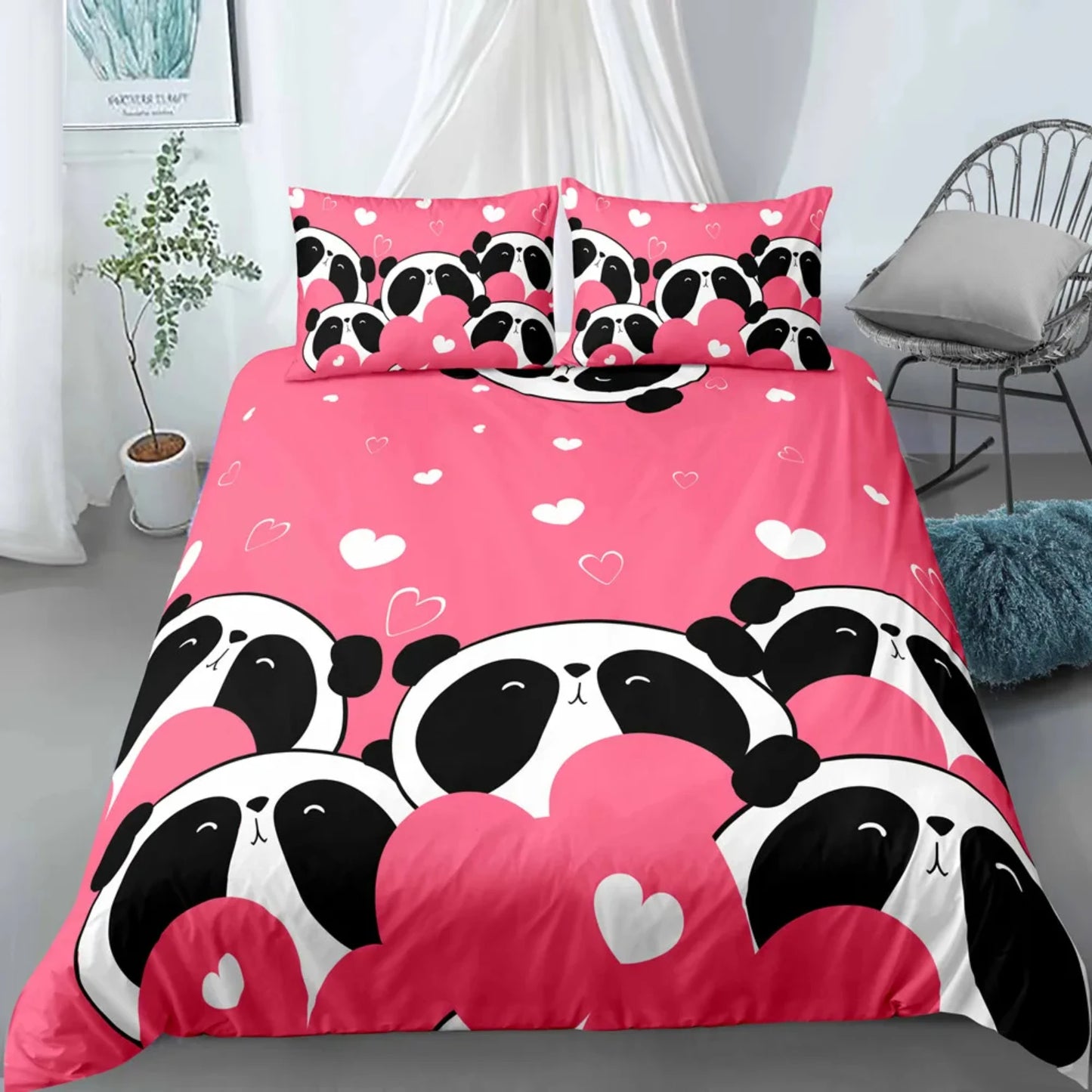 Cute Panda Bedding Set - My Store