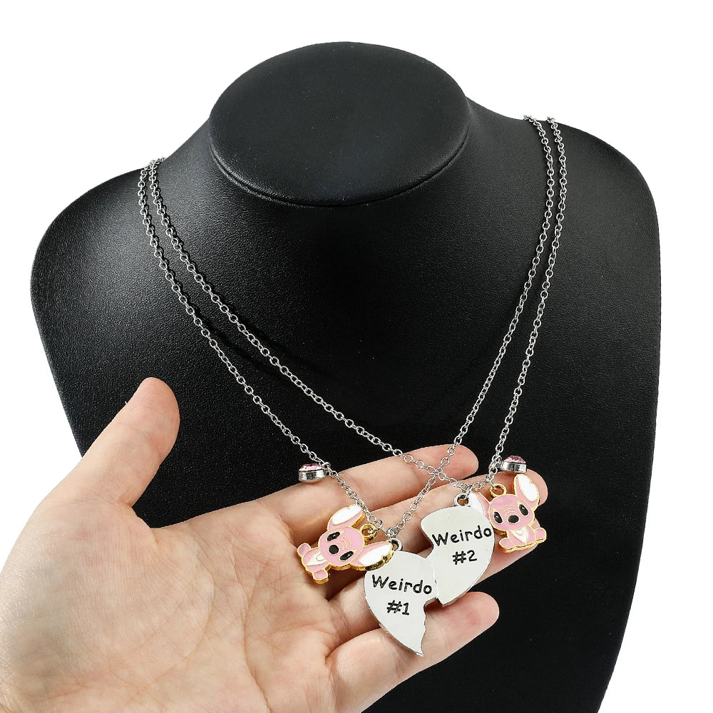 Lilo Weirdo Heart Matching Necklaces - My Store