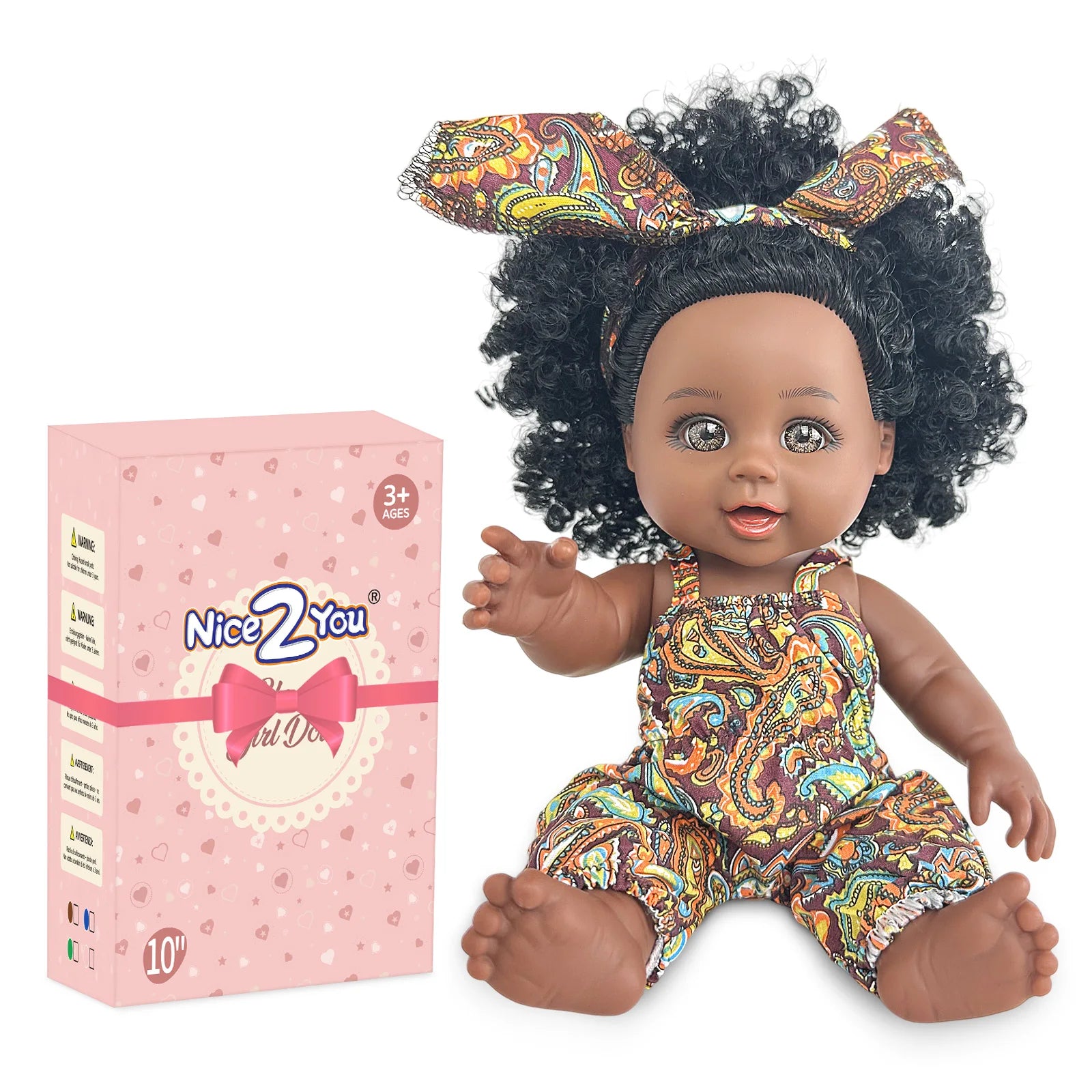 10 inch Black Baby Doll - My Store