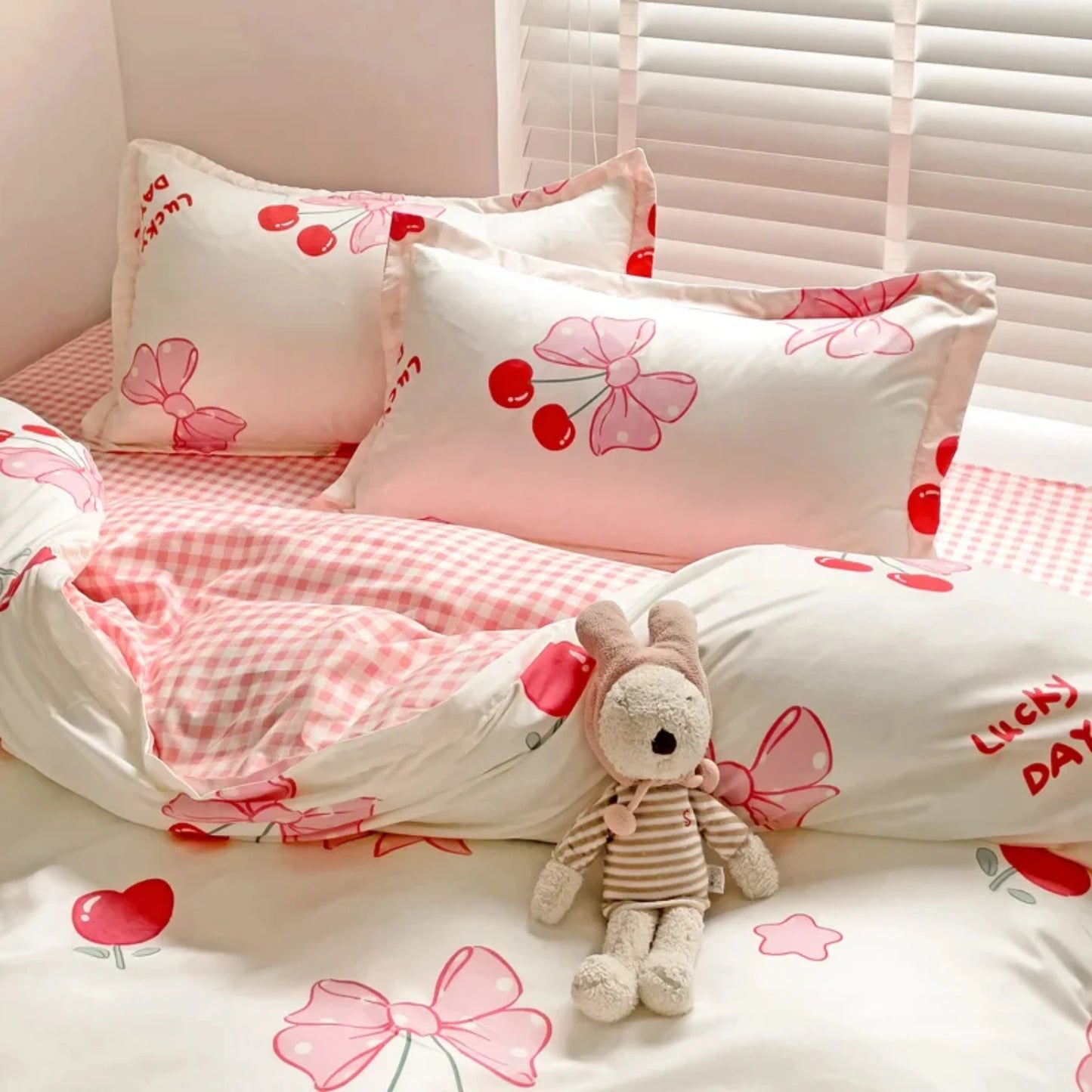 Pink Bow Princess Style Bedding Set - My Store