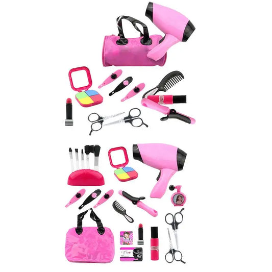 Pretend Makeup And Hairdressing Salon Toy Set - My Store